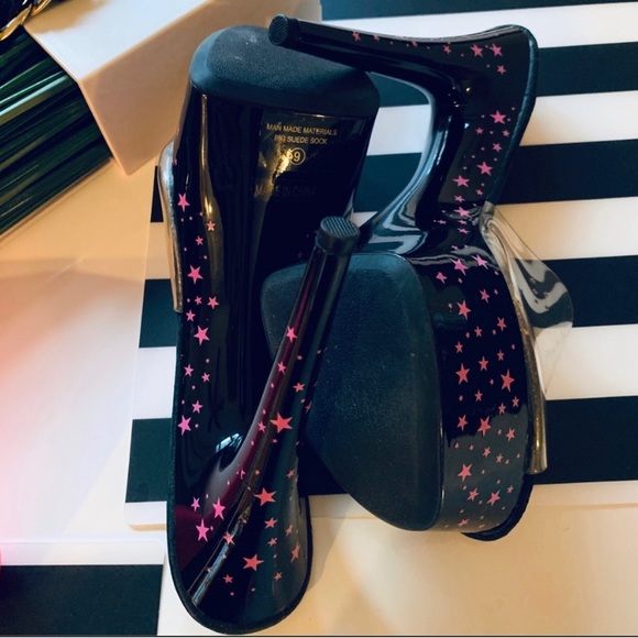 MAKE AN OFFER BLACKLIGHT ELLIE PLATFORM HEELS GREAT FOR POLE DANCING CLASS - Picture 3 of 7